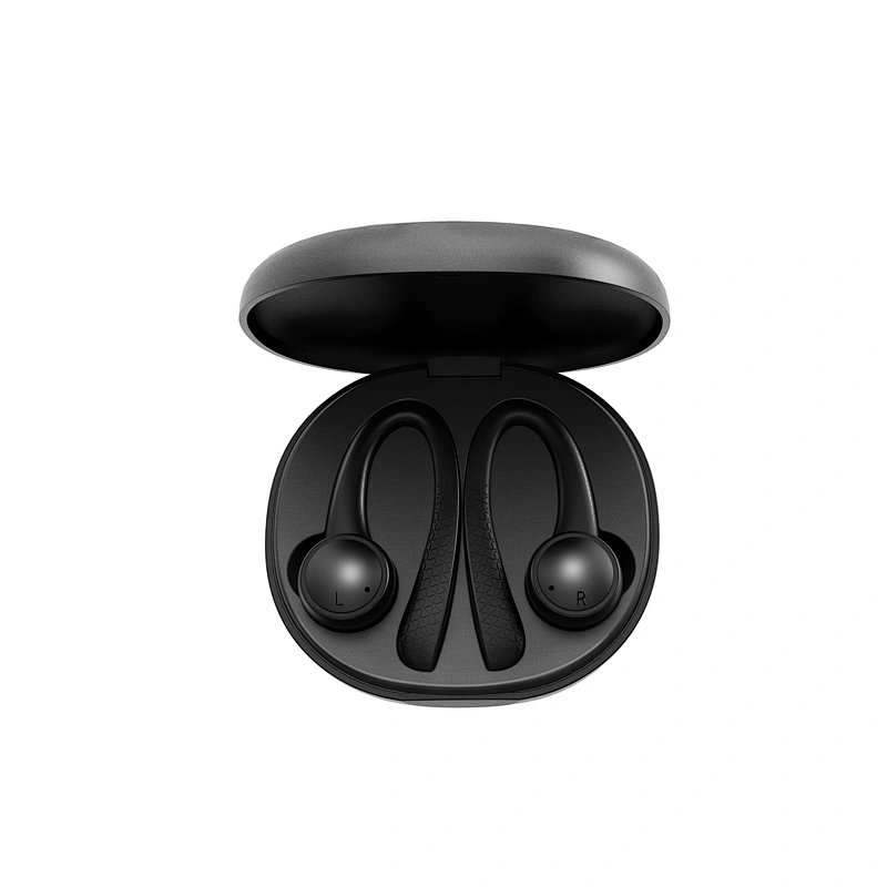Sports 5.0 Flexible Portable Bluetooth Hanging Clip Earphone With Charging Case