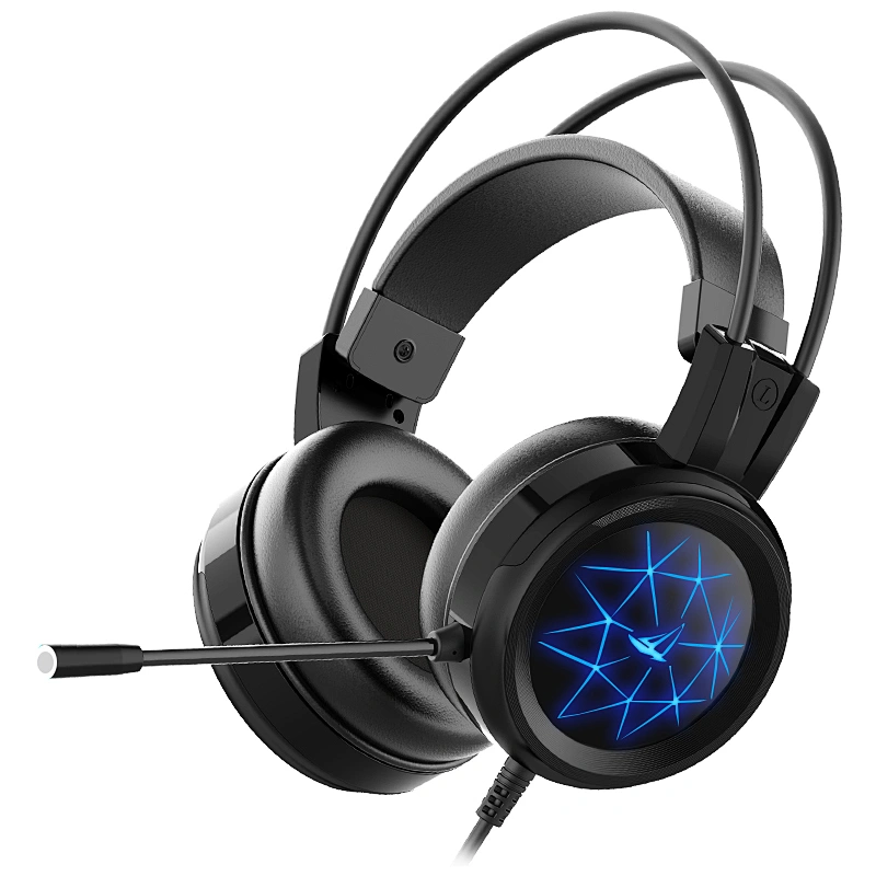 high-end with Microphone stereo bass  Wired 7.1sound computer gaming headphone