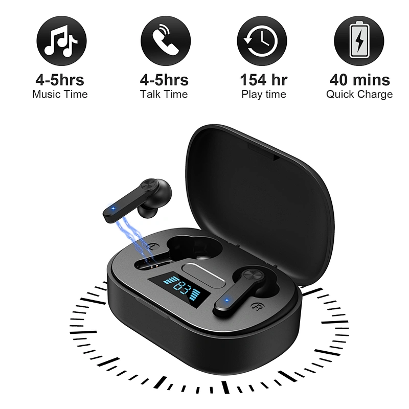 Free Sample 2020 New Arrival Earpods Ear Headphone Custom K7B TWS Bluetooth Earphone Waterproof Earbuds Earpods