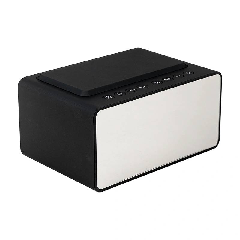BT5.0 FM LED Digital Alarm Wireless Radio Clock Speaker