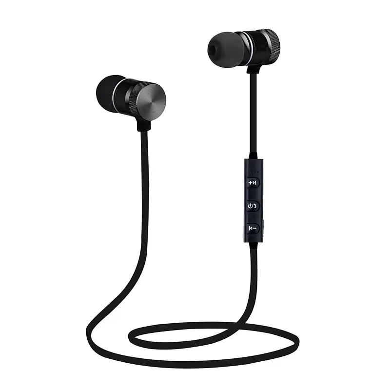 Sport Neckband Mini Microphone Mobile Phone In-Ear Bluetooth Magnetic Headphone