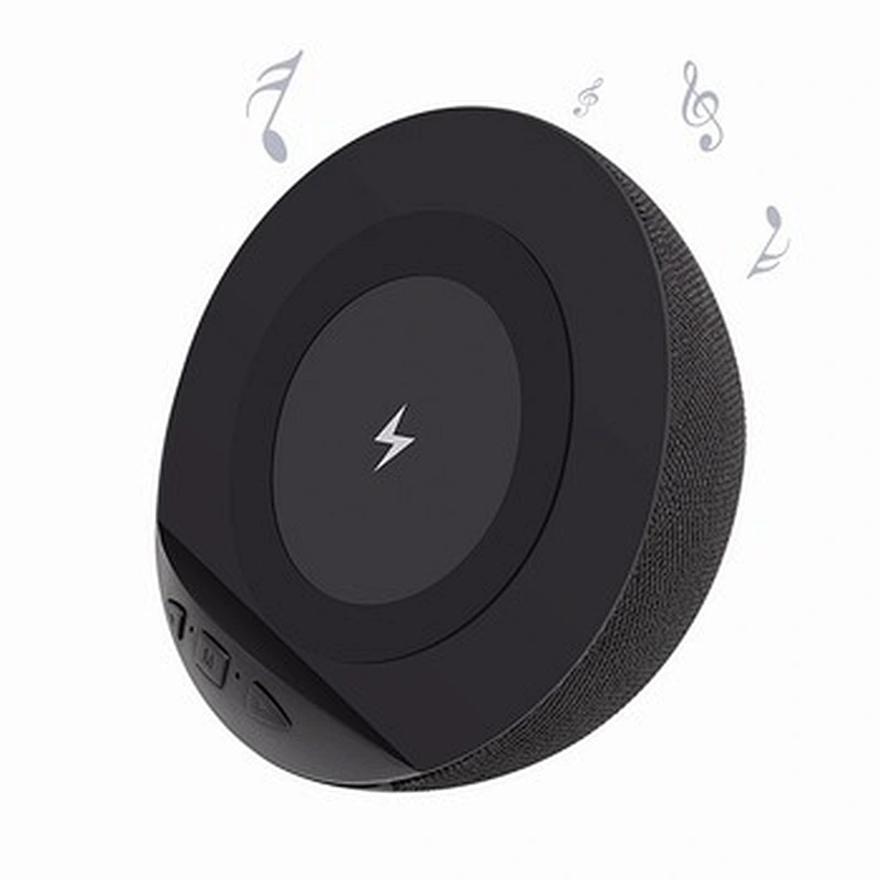 Cheap small portable holder phone stand fast charger QI wireless charger speaker