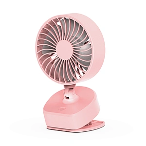 360 degree Rotation USB Rechargeable mini desktop clip fan