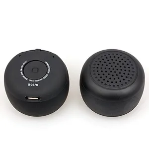 cheap promotion gift oem brand coin size wireless mini speaker