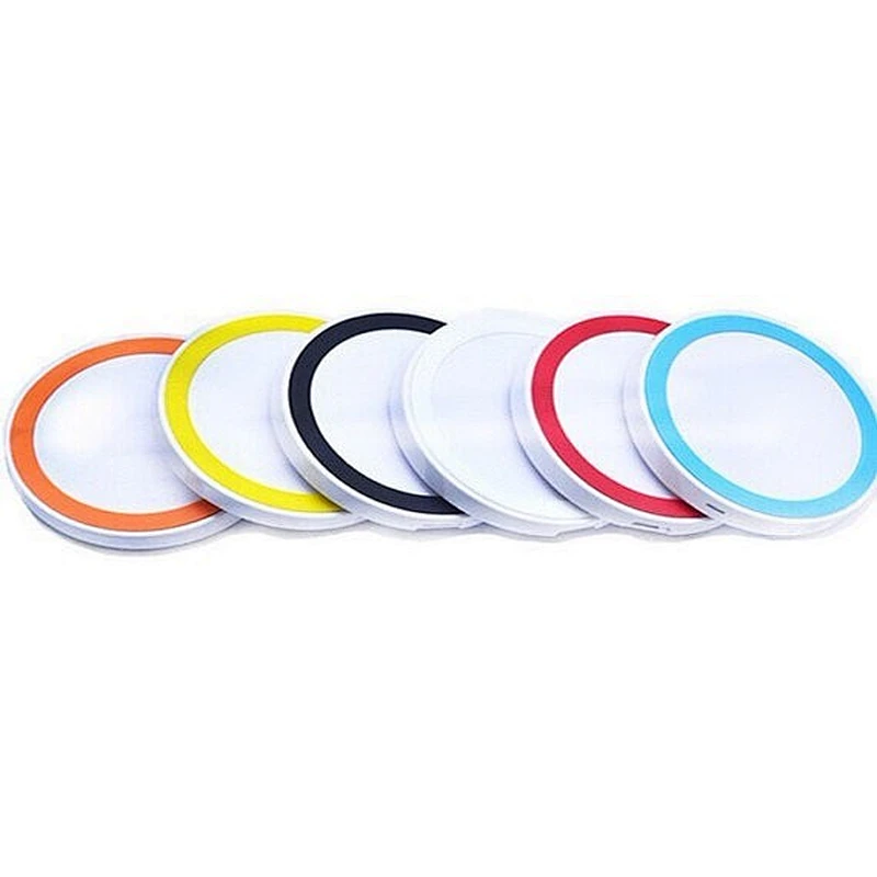QI standard mini round gift cheap wireless charger