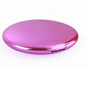outdoor emergency oem promotion gift make up mirror led leather power bank