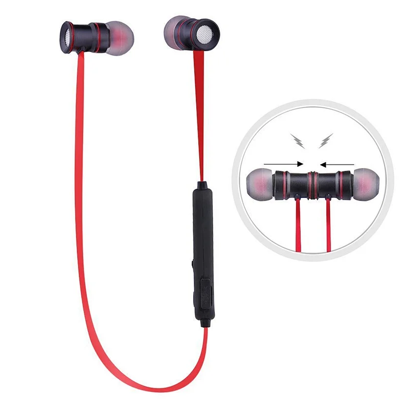 Wireless sport In-Ear neck headphones bluetooth earphones for running
