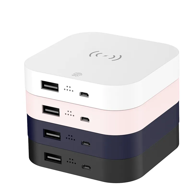 4000mAh Portable Power Source Qc3.0 Qi Wireless Fast Charging Charger Powerbank