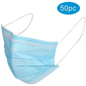 Dhl Free Shipping China Non-Woven Earloop Disposable  3Ply Facemask