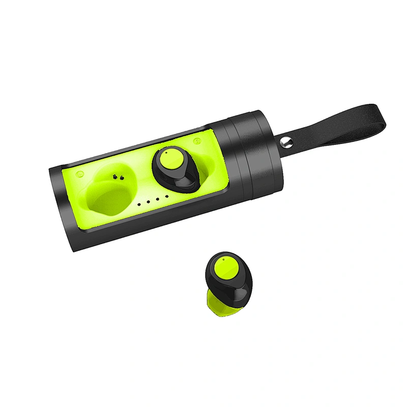 Aluminum Alloy Wireless HIFI Waterproof IPX6 Metal Touch 360 Rotating Bluetooth Earphone