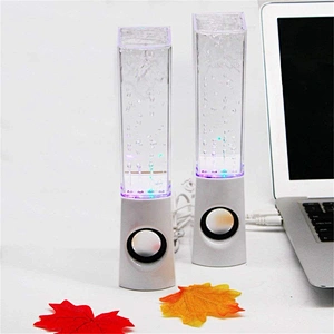 USB Aux Wired Stereo Fountain Music Dancing Water Speaker