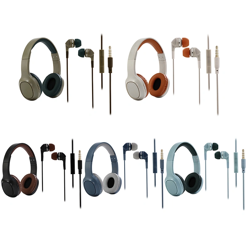 Free Sample Wireless Earphone TF Microphone Deep Bass Gaming Wire Headphone Headset
