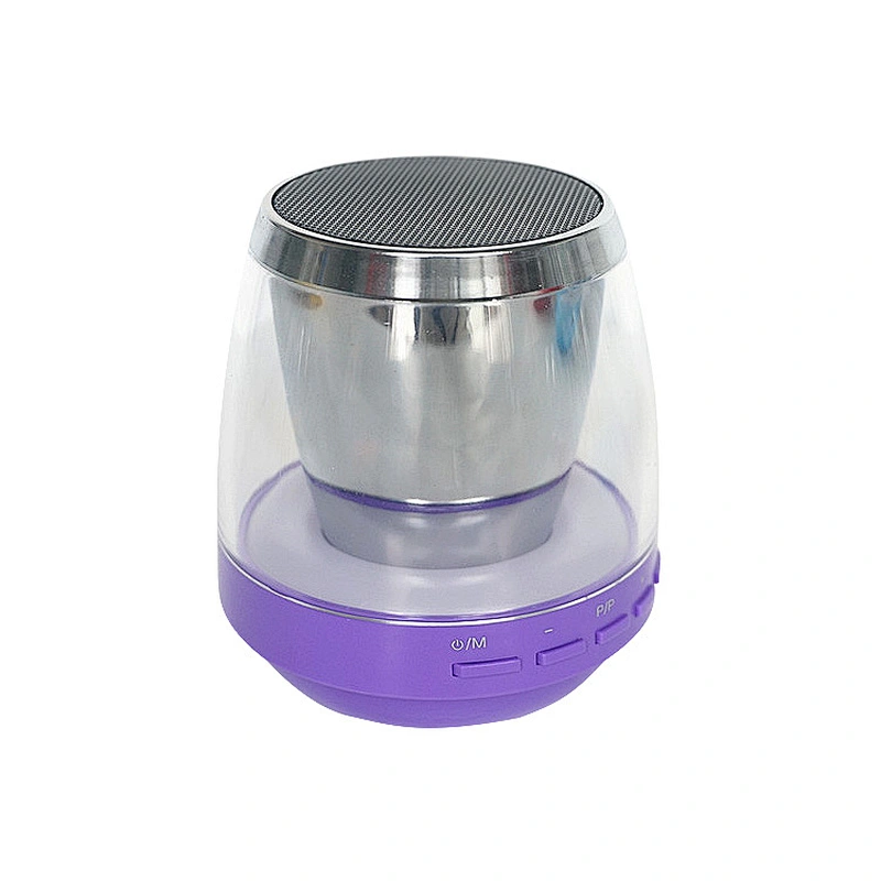 round cylinder wireless mini colorful light speaker
