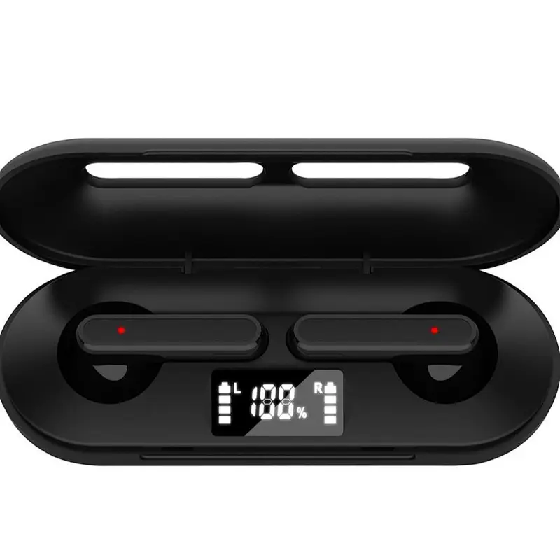 LCD Display Tws Wireless Earbuds Mini In-Ear BT Earphones Headphone