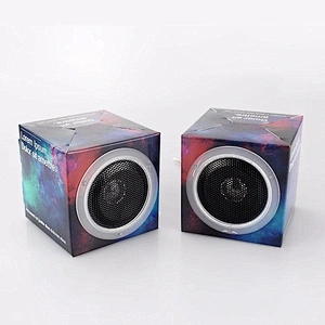 Oem Design Foldable Mini Paper Cardboard Speaker