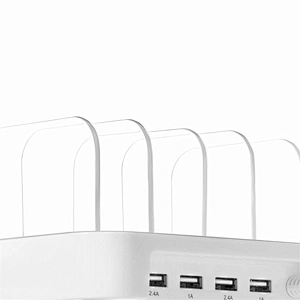 Fast Charge Docking Station 4 Port USB Charger