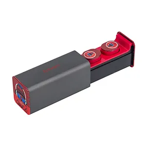 Bluetooth Earbuds Aluminum Alloy Charging Case Push Pull True Wireless Stereo TWS Headphone