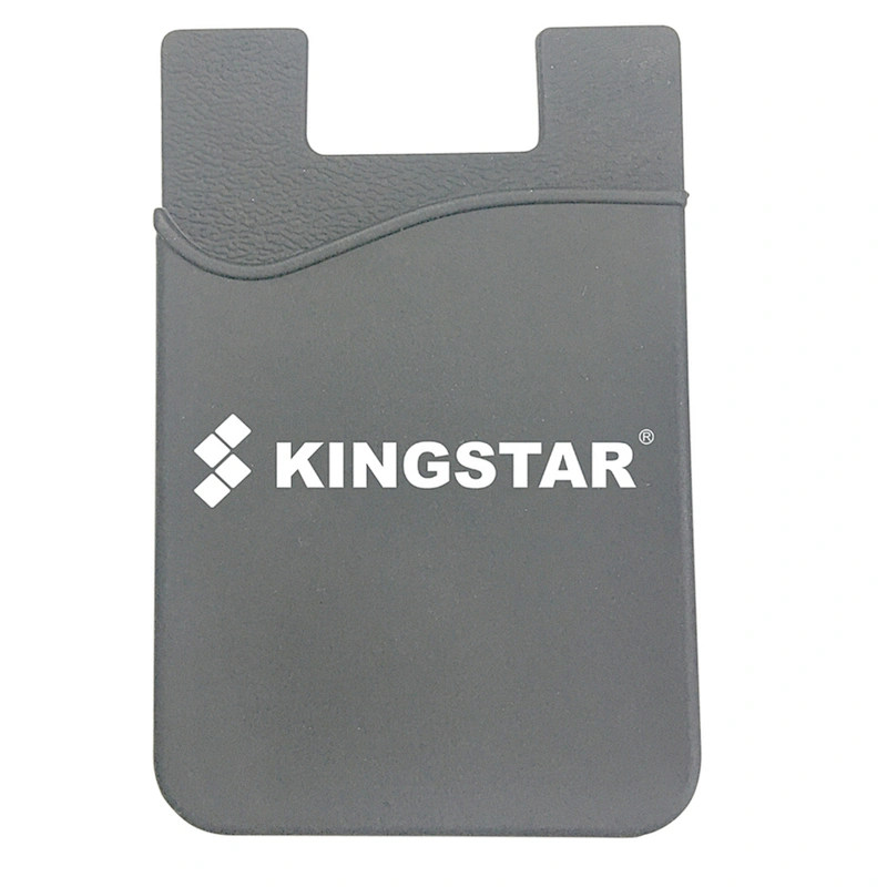 With 3M Adhesive Sticker Silicon Mobile Phone Back Cover Card Holder