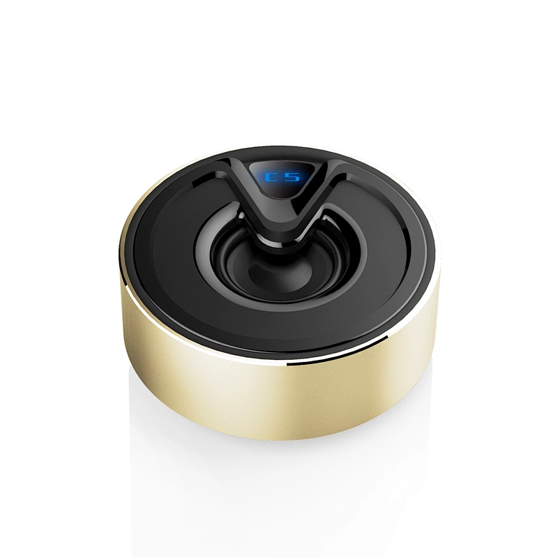 Handsfree Aluminum Alloy Wireless Bluetooth C5 Mini Stereo Speaker