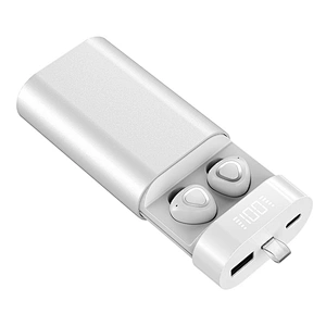 Building in 3000mah battery charging case bluetooth truely wireless stereo 5.0 in ear earphones