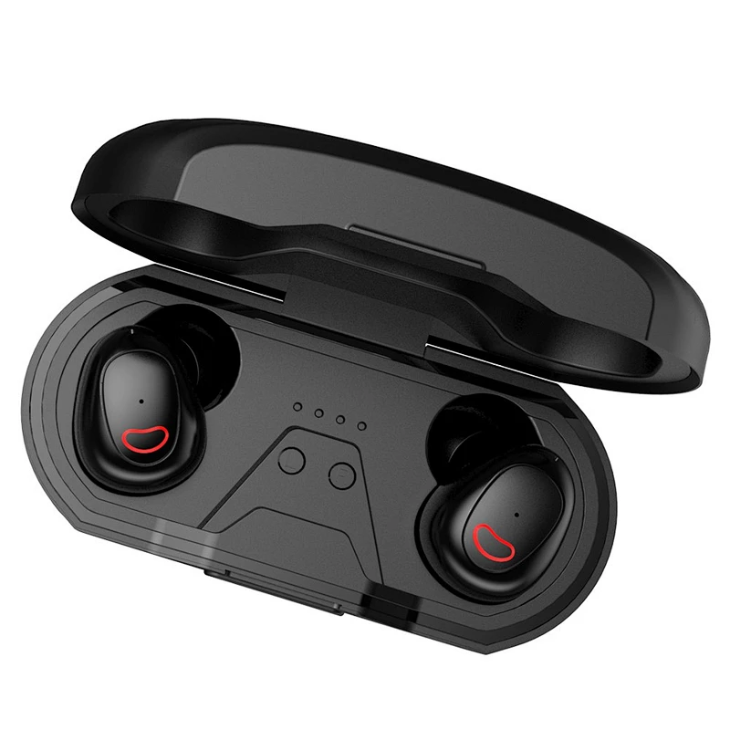 Sports Mini TWS True Wireless Noise Canceling Bluetooth Volume Control Daul Ear Earphone