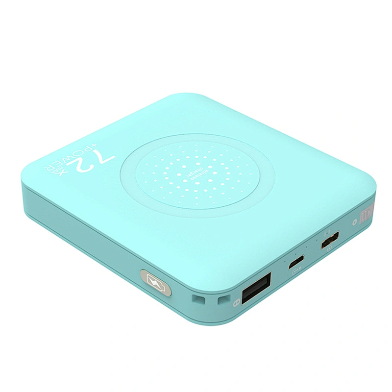 Mini Portable 7200mah Wireless Charger Type C Power Bank