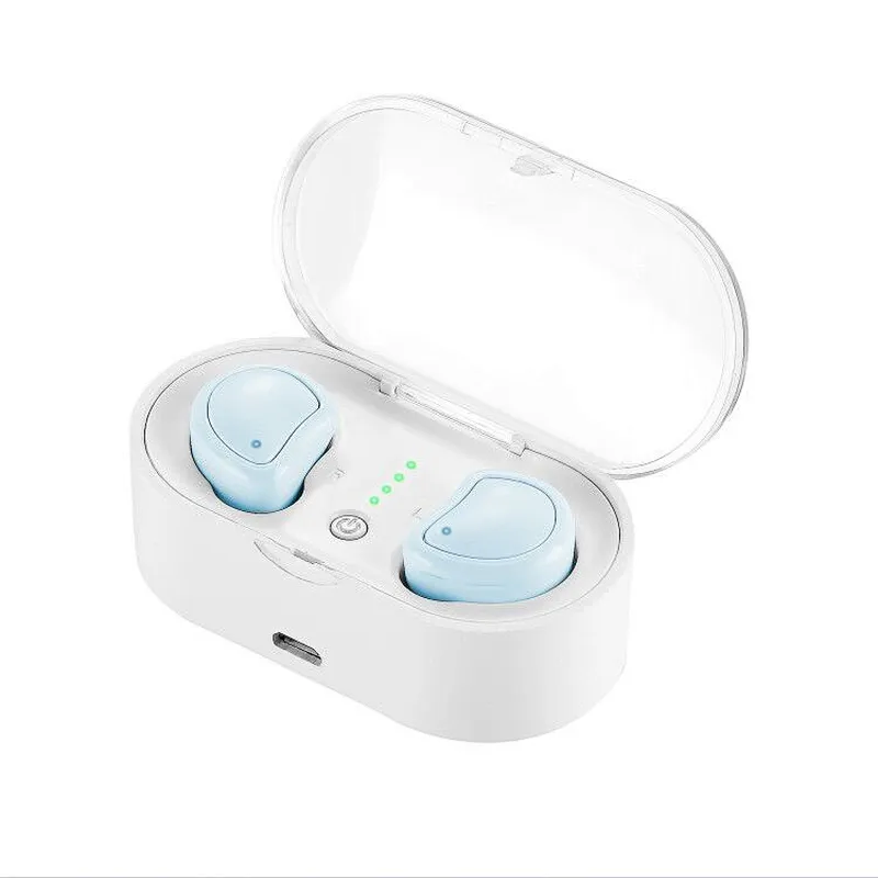in ear earbuds with power bank cordless stereo wireless 5.0 tws headphone