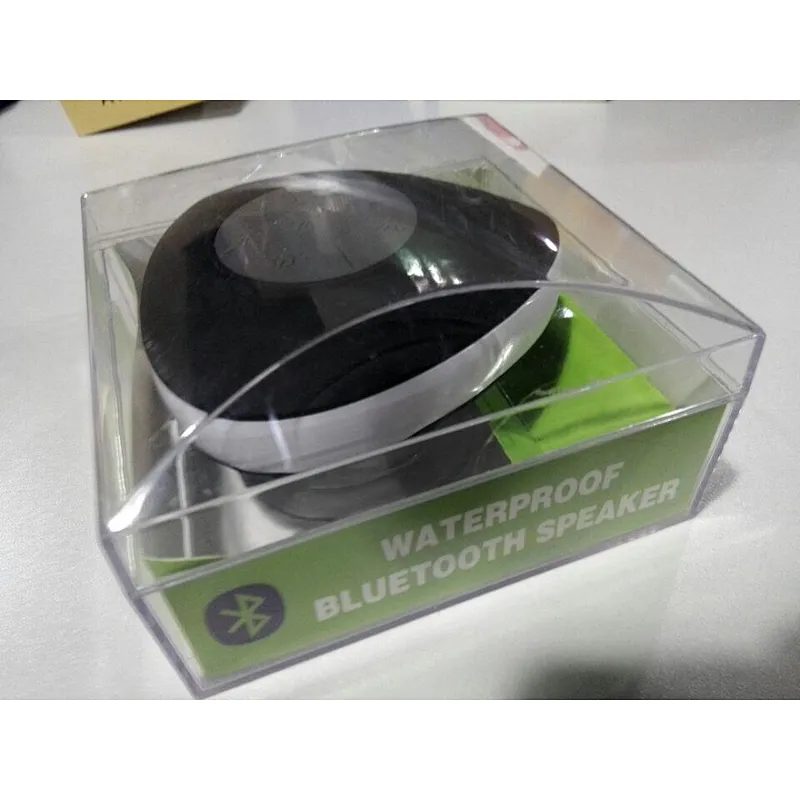 mobilephone suction cup hands free mic waterproof wireless speaker