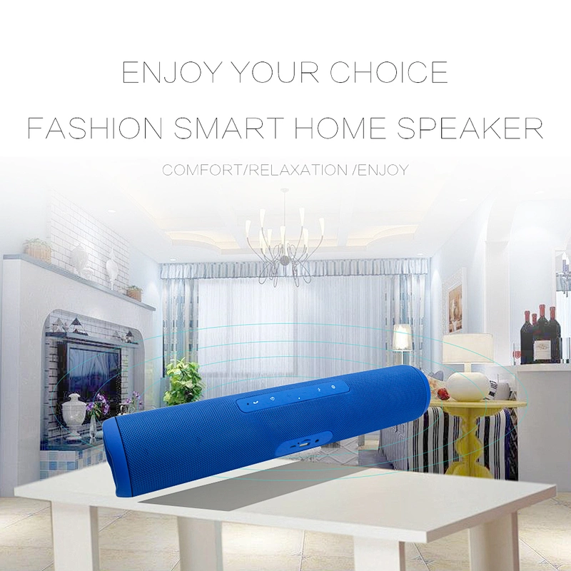 OEM Bass Wireless Rechargeable Cylinder Full Range Bluetooth Home Theater Speaker