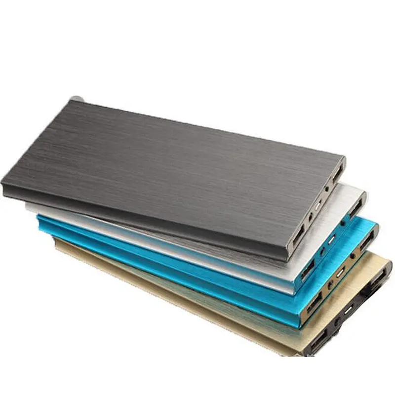 aluminium high capacity mobile power bank 10000mah