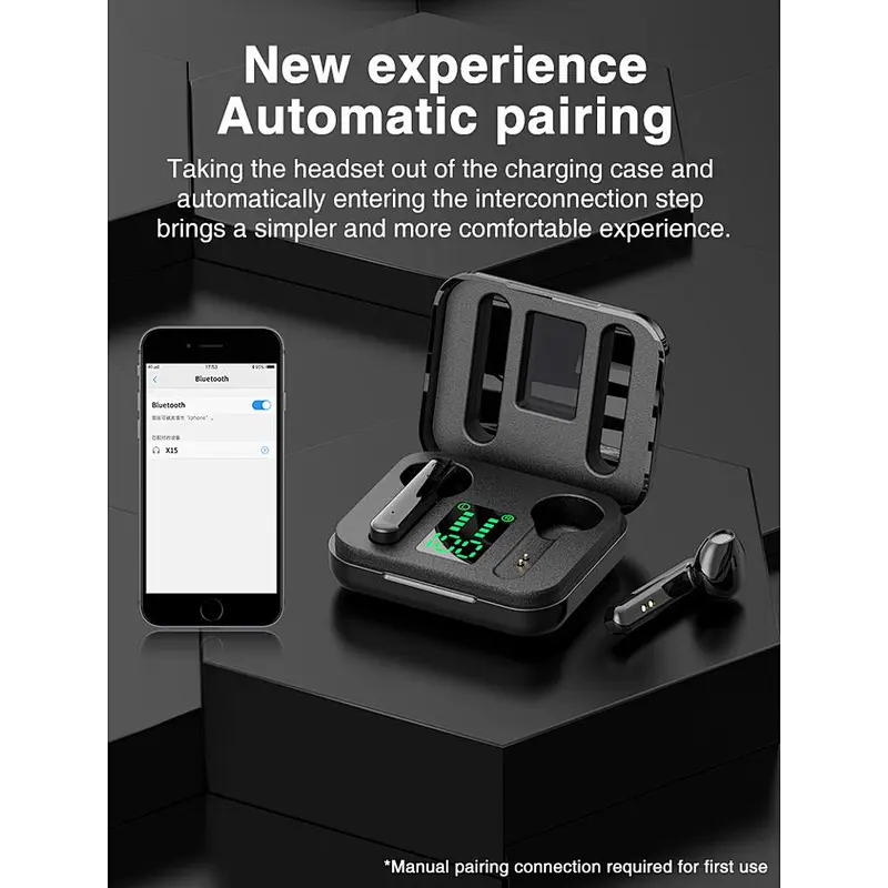 Smartphones Tws Stereo true stereo portable mini in-Ear Wireless Earpieces
