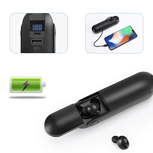 dc folding mini usb silent cooler toy hand held electric fan Mini TWS Wireless Bluetooth V5.0 Fan Earphone Stereo