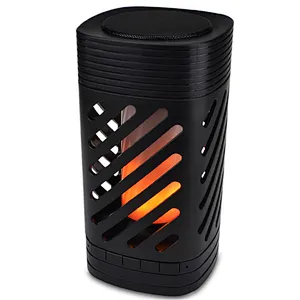 Outdoor Waterproof Wireless LED Flame Lamp Bluetooth Speaker F