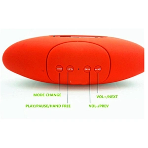 Hot sale Free sample hifi boombox audio player multimedia player deep bass mini bt wireless rugby portable speaker