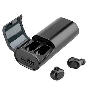 1200mAh Charging Case Large Battery Handfree Mini True Wireless 5.0 TWS power charger Earbuds
