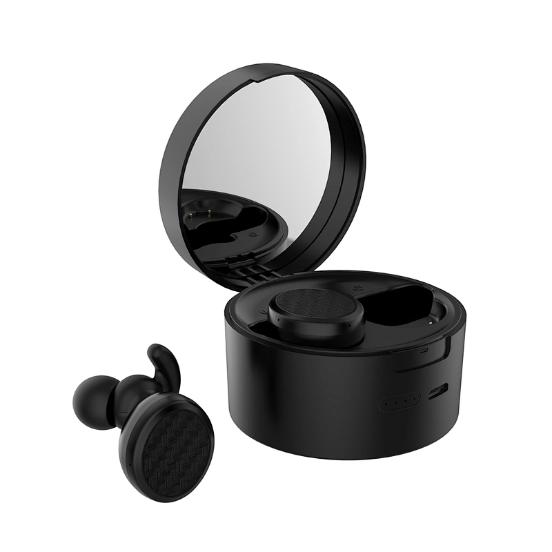 New Arrival Dual Ear Invisible 5.0 Bluetooth Mini TWS Wireless Earbuds With Mirror