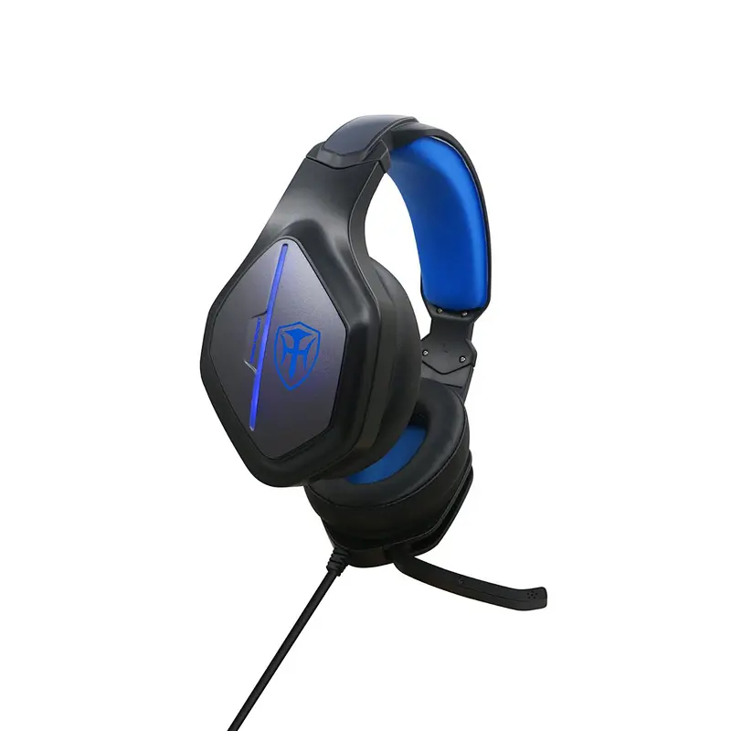 3.5mm & USB Surround PCcomputer microphone led light wired game headphone
