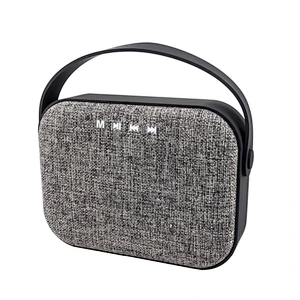 mesh cover cloth grill/grille fabric wireless speaker with handle