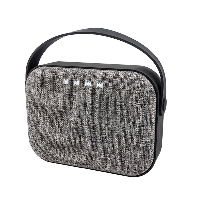 mesh cover cloth grill/grille fabric wireless speaker with handle