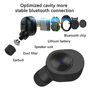 OEM Wireless Blue Tooth Alloy Mini Earbuds Earphones GW10