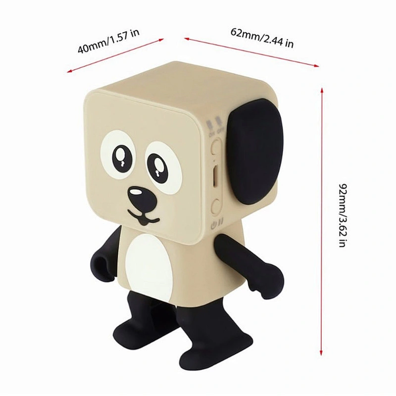 Promotion Gifts Mini Children Cartoon Dancing Robot Wireless Speaker