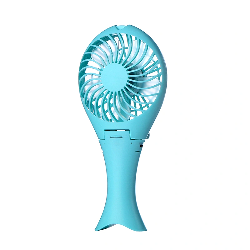 oem mini office outdoor travel camping folding handfan small portable rechargeable usb charging fish foldable Handheld fan