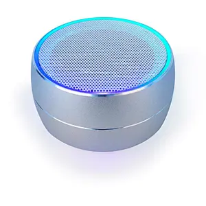 speakers with led light music player subwoofer Aluminum mini led speaker