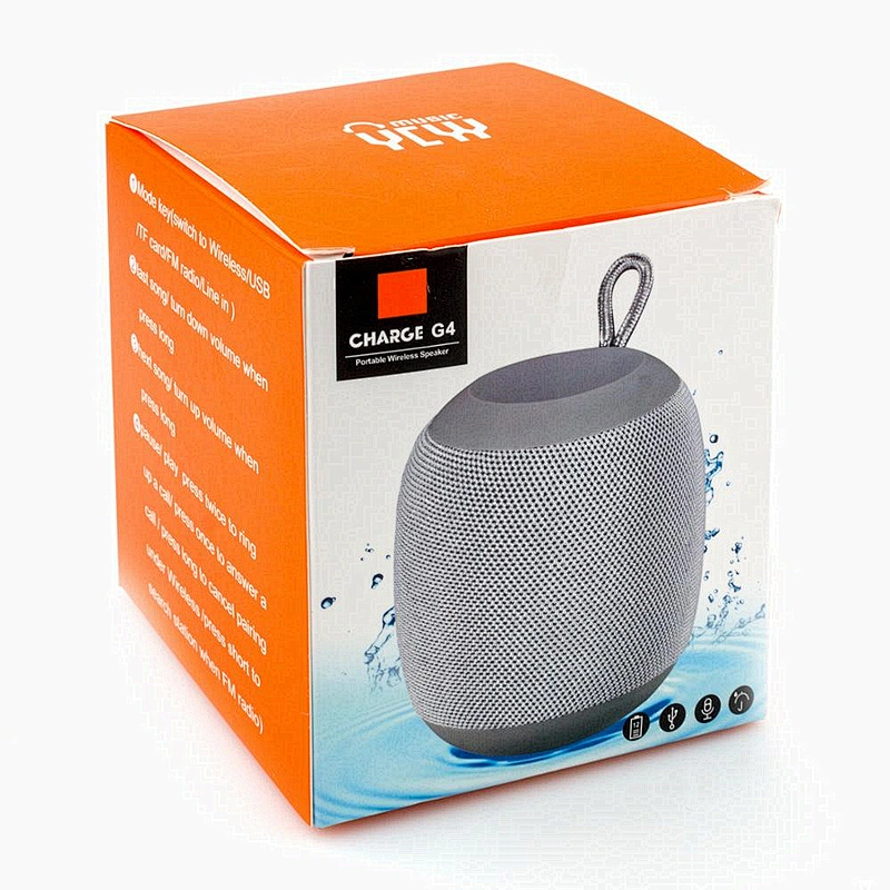 FM Radio Function  Mini Fabric Cover Speaker