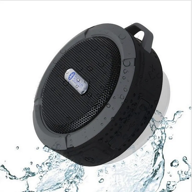 Cheap promotion sucker cup wireless bluetooth outdoor waterproof speaker