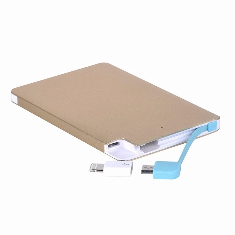 customized logo cell phone portable power charger 1500mah promotion power bank