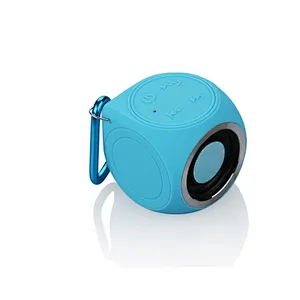 Portable Mini Silicon Bluetooth Keychain Wireless Swimming Cylinder Waterproof Outdoor Speaker