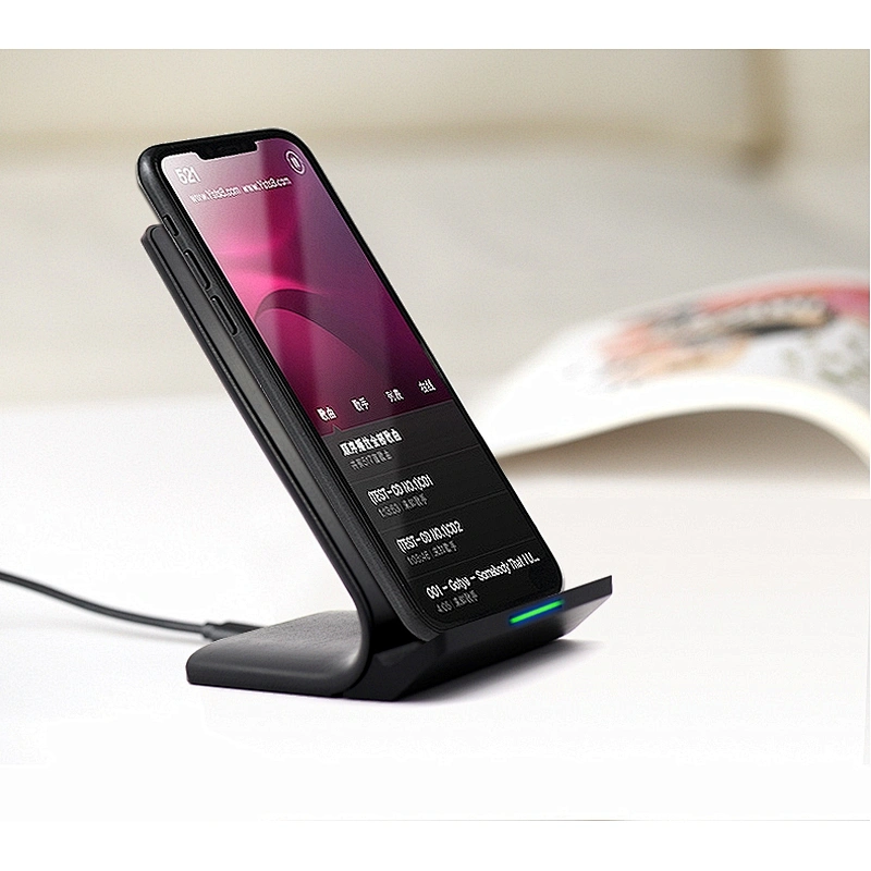 For Mobile Phone 10W Quick Charge Phone Stand Qi Wireless Charger