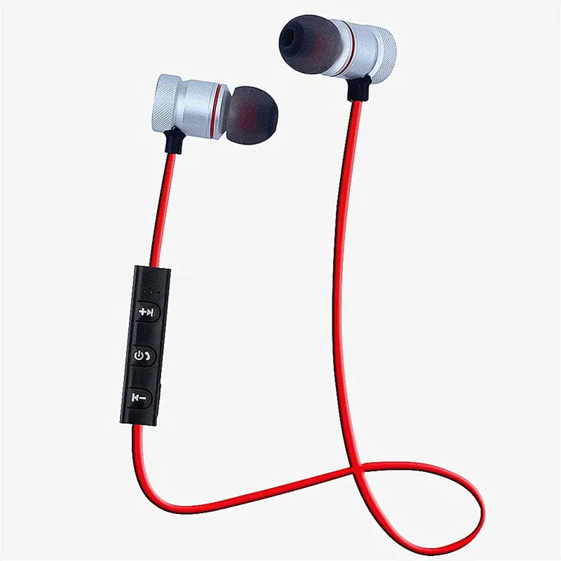 Metal Magnetic Handsfree Bluetooth Wireless Headphones Earphone