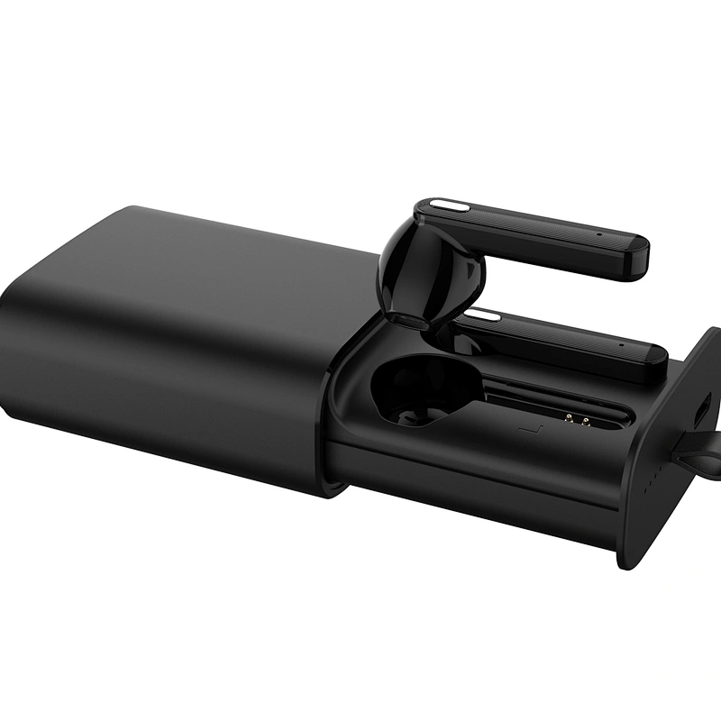 wireless microphone headphone 5.0 tws earbuds with charging case